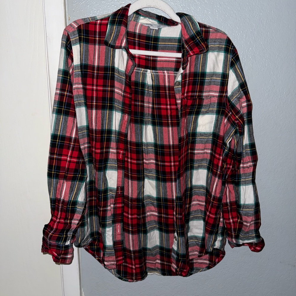 Old Navy Multicolor Plaid Shirt